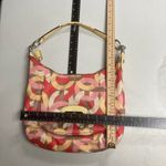 Coach Kristin Satchel Handbag L1276-F22745 Yellow Pink&Tan READ DESCRIPTION Photo 2