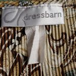 Dress Barn Cute Bohemian Crinkle Faux Wrap Top S Sexy Offset Photo 6