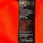 Topshop  Tomato Red Lace Spaghetti Strap Dress Size 6 Photo 5