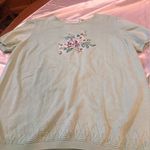 Alfred Dunner Vintage Floral Embellished Summer Sweater Size S Photo 0