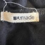 LA Made  Black A Line Knit Skirt Small New Photo 3