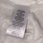 cupio white knit cardigan size medium linen blend Photo 6