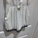 LA Hearts  Lace Up Romper White Coverup S Photo 11