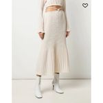 NEW Jonathan Simkhai Mia Plisse Skirt Sandstone Size 10 Photo 3