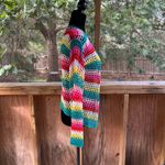 Anna & Ava Crochet Women's Colorful Striped Open Cardigan OS Photo 1