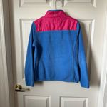 Vineyard Vines Blue and Pink Fleece 1/4 Zipper Pullover Size S Photo 1