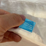 J. McLaughlin  white square textured collared button up 4 Photo 4