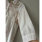 Maeve Anthropologie  Tunic Button Down Boho Patchwork Shirt Size XS Floral Photo 10
