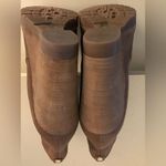 Michael Kors women chestnut brown platform wedge boots US 7.5 Photo 9