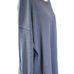 Sonoma Goods For Life Sweater Plus Size 1X Blue Women’s Pullover Waffle Knit NWT Photo 3