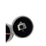 Silver Cardinal & Camera Charm Pearl cage sterling silver pendant set oyster new Photo 1