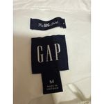 Gap  Women's White Floral Lace Eyelet Long Sleeve Button Up Shirt Top Size M Photo 3