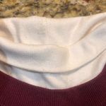 Holiday Christmas Embroidered Angels Women XL Turtleneck Long‎ Sleeve Sweater Red Photo 4