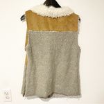 Anthropologie  Saturday‎ Sunday Size Medium Sherpa Full Zip Moto Vest Full Zip Photo 6