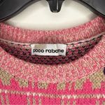 Paco Rabanne Pink Fair Isle Wool Blend Knit Sweater Vest Size XL Photo 6