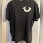 True Religion Dark Gray Logo Shirt Size Large Photo 0