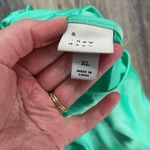 A New Day Silky Green Halter Midi Slip Dress XL Slinky Slouchy Formal Satin Soft Photo 3