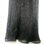 Francesca's Francesca’s Black Shimmer Ruffle Dress Photo 7