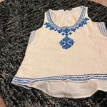 THML  white embroidered tank top M Photo 2