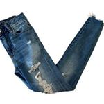 American Eagle Super Hi-Rise Jegging Blue Size 00 Short Photo 0