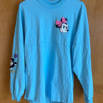 Disney  Spirit Jersey Minnie Mouse La Patisserie De Minnie Light Blue Shirt Top Photo 0
