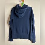 Lululemon Scuba Hoodie Light Cotton navy Fleece with advertising
size 6 Photo 1