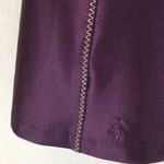Ralph Lauren Women's Purple Shiny Contrast Thread Swim Cover Up Mini Skirt S NEW Photo 5