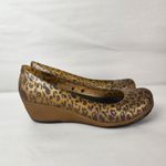 Crocs  Women's Shoes Carlisa Animal Print Wedges Size 6 Photo 2