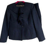 Anne Klein Womens 2 Piece Navy Blue Suit Size 8P 8 *READ Photo 0