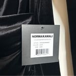 Norma Kamali  Sexy Sweetheart Side Drape Velvet Gown NWT Women’s Size Medium Photo 6