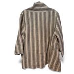 Bryn Walker  "Fran" Linen Tunic Top w Bell Sleeve Lagenlook L made in USA Photo 2