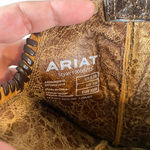 Ariat Shelleen Brown Leather Embroidered Cowboy Western Boots Sz 5.5 Photo 1