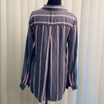 BEACH LUNCH LOUNGE Alanna Blue & Red Striped Shirt Photo 3