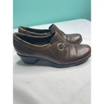 Clarks Clark Leather Casual brown  Shoes S-188‎ Photo 2