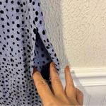 Habitat  Blue and Black Polka Dot Shift Short Sleeve Dress size XS Photo 4
