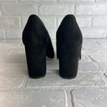 mix no. 6 Pumps Womens 7.5 Black Faux Suede Block Heels OMMI Round Toe Solid Photo 2
