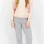 Kensie Sportswear Fit Hooded Long Sleeves Sweatshirt Pink Blush Casual Size M Photo 10