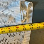 Cyrus Short Sleeve Light Blue Open Knit Cardigan | Size 1x Photo 7