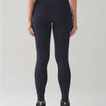 Lululemon Navy Blue Soft Stretchy Legging Tights Size 4 Photo 1