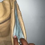 Kenar  Tan Woven Leather Hobo Bag Photo 8