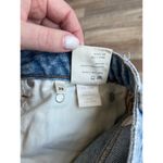 Reformation  Crystal Rhinestone Front Denim Shorts Size 28 Photo 4