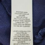  Navy Linen Jacket Size Medium Chico's Navy Cropped Jacket Photo 7