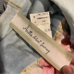 Beautiful NWT Aratta Silent Journey chambray floral gold embroidery boho shirt Pink Photo 5