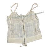 Jarbo off white sheer low cut tank Size M Photo 4