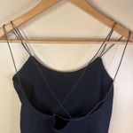 Intimately Free People Black Spaghetti Strap Crisscross Back Bodysuit M/L Goth Size L Photo 5