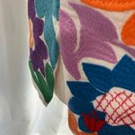 J.‎ Marie The Maya Top Womens Small Floral Bright Embroidered Birds Rayon Pink Photo 6