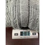 Delias Grey Knit Shawl Collar Sleeveless Sweater Vest Cardigan Belted Size L Gray Size L Photo 8