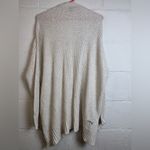 Aerie Woman’s Thick Chunky Knit Cream Coquette Cardigan Cozy Sweater Sz Medium Photo 6