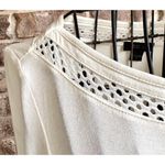 J Jill Dress XS Extra Small Cream Work Casual Church Open Cut Neck Hemline Size undefined Photo 7