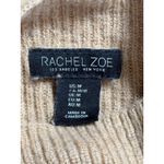 Rachel Zoe  Mock Neck Ribbed Merino Wool Blend Sweater Camel Tan Women's M Photo 4